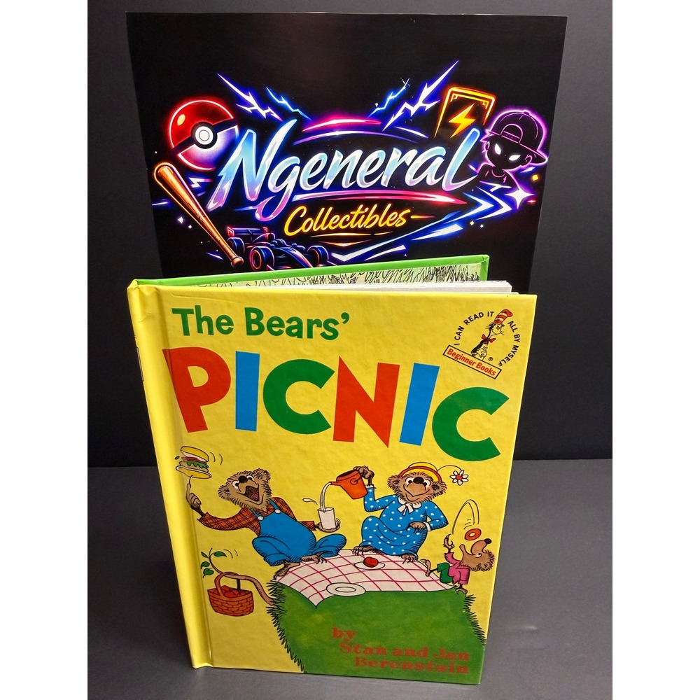 The Bears Picnic Berenstain Bears 1966 Beginner Books Hardcover
